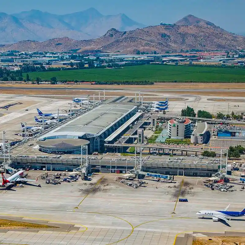 Travel to Santiago de Chile by airplane