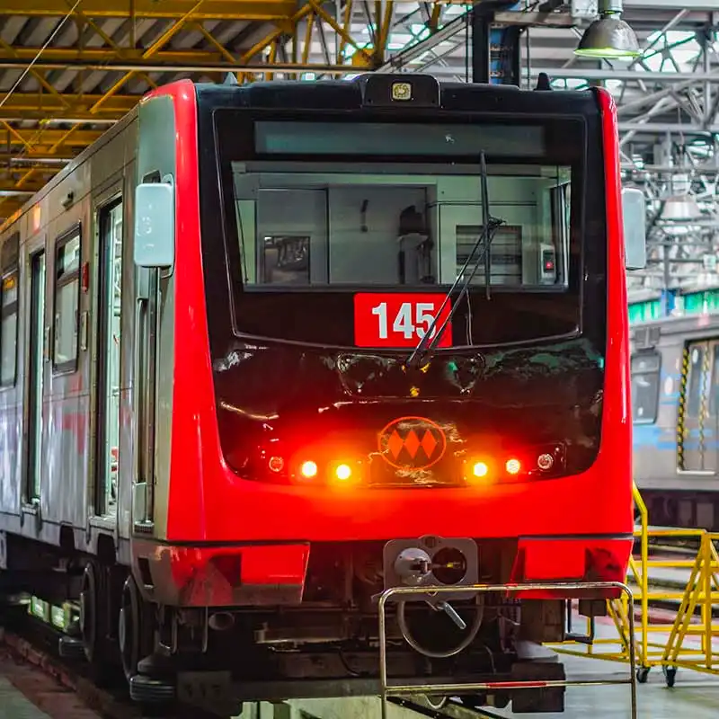 Travel to Santiago de Chile City by train